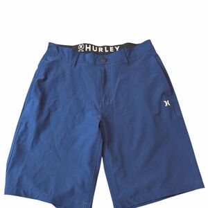 Hurley Blue Hybrid Performance Shorts Size 30